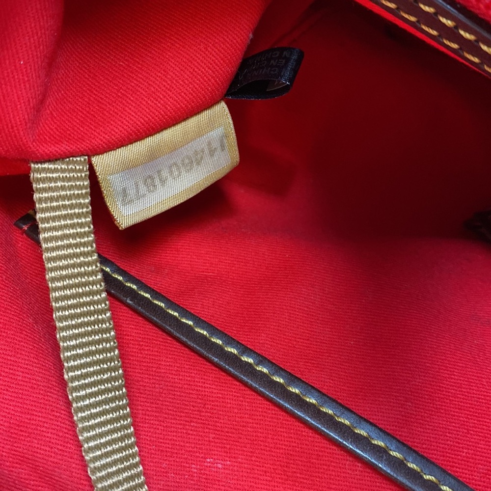 ❤️Dooney & Bourke Red Croc Embossed Leather Hobo Bag. - Picture 10 of 13